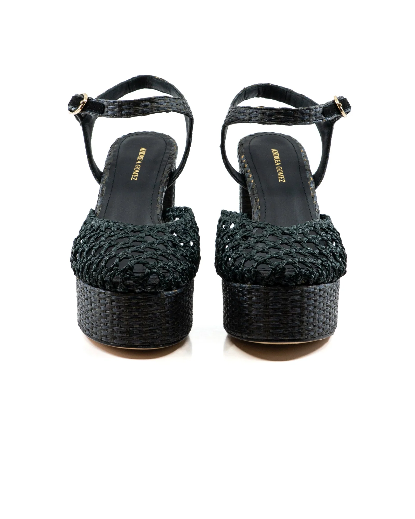 Beatriz Black Raffia Platform - Image 6