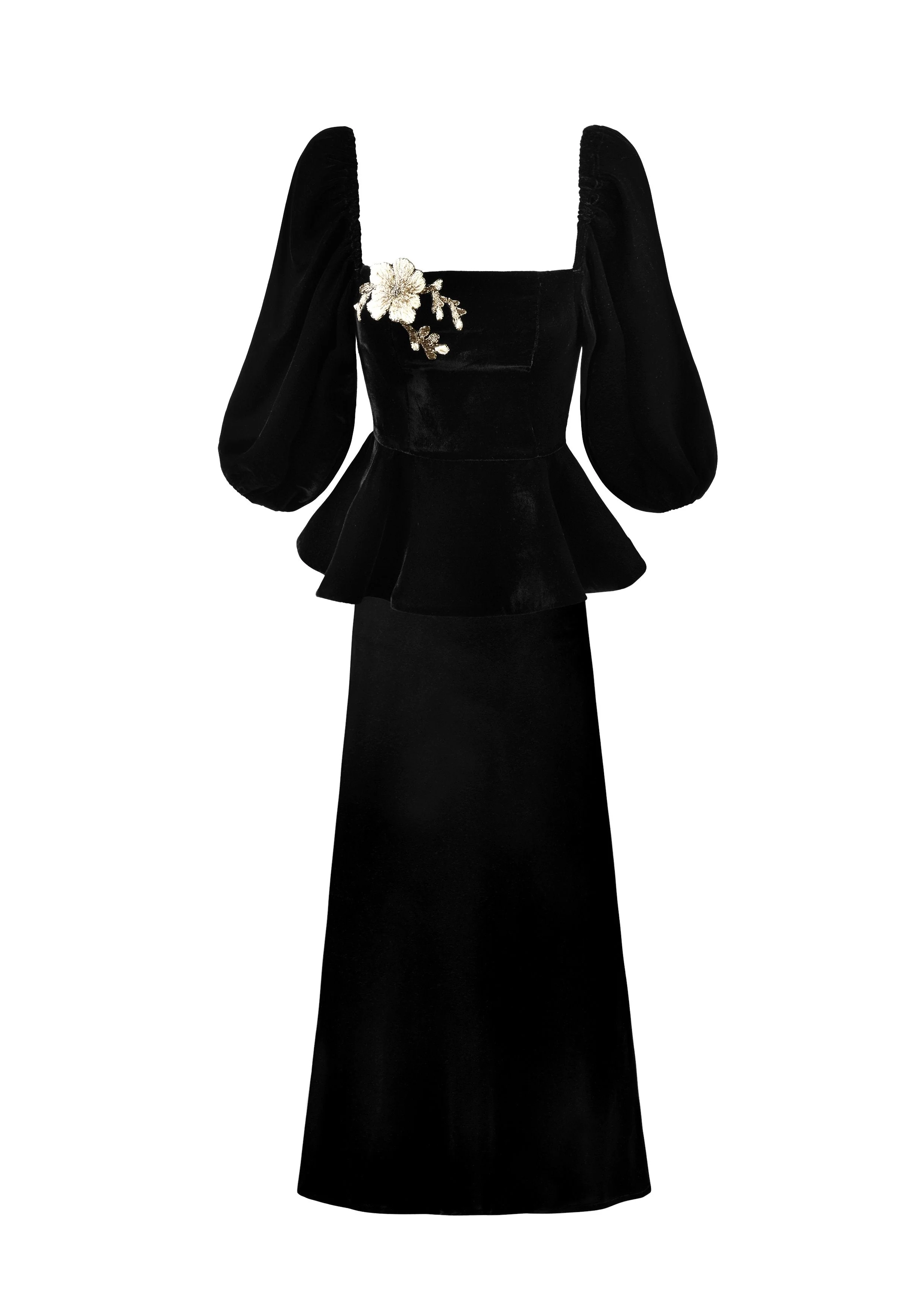 Celeste Midi Skirt - Black - Image 12