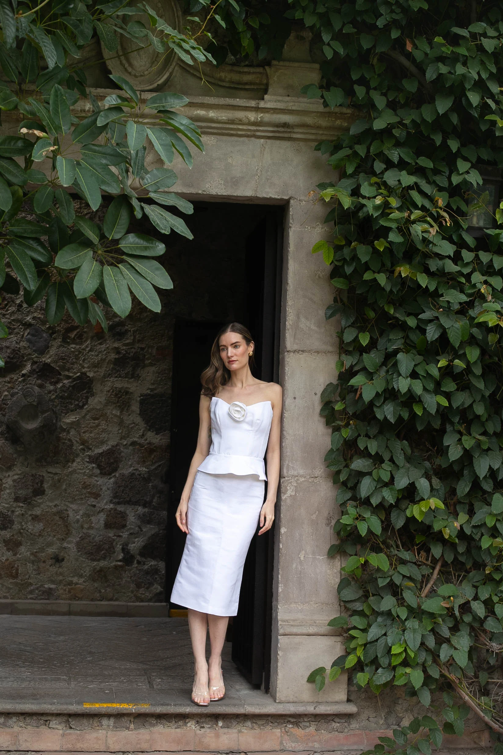 Delicias Skirt, White - Image 3