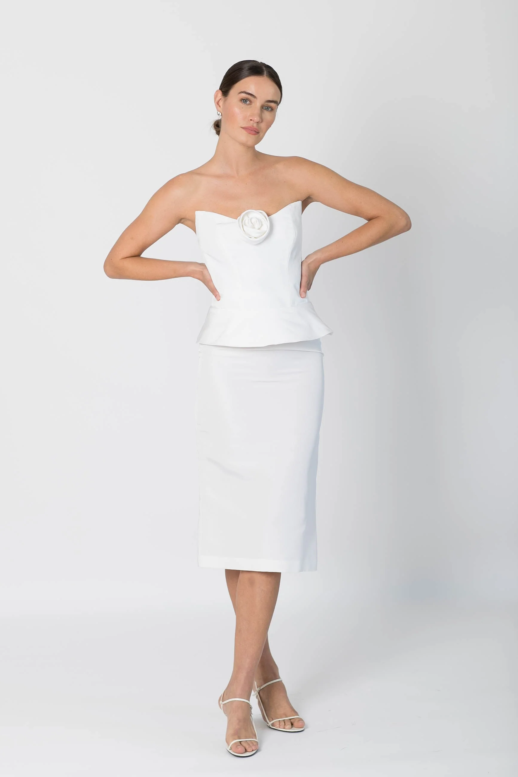 Delicias Skirt, White - Image 4