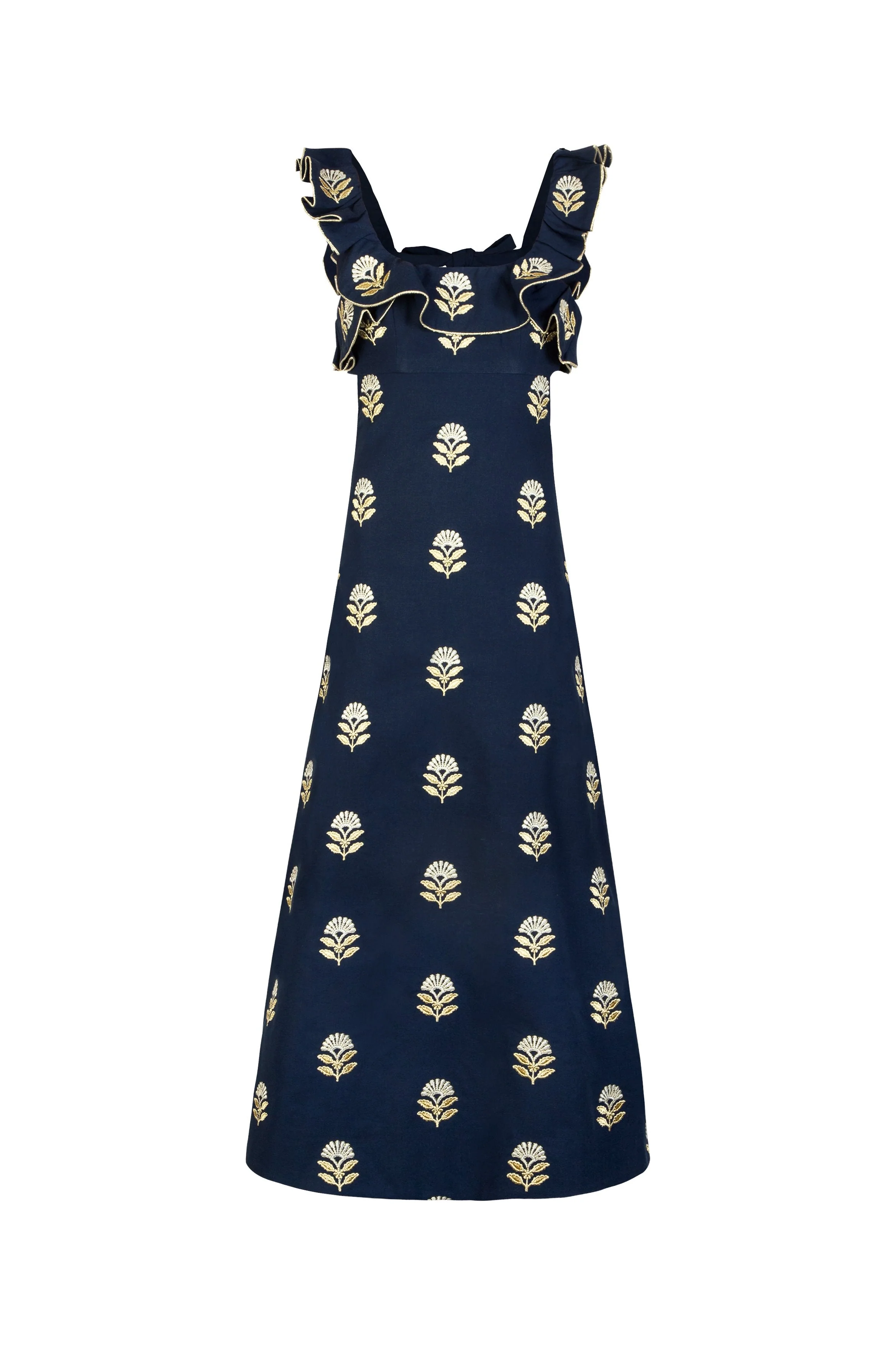 Malika Dress - Navy - Image 7