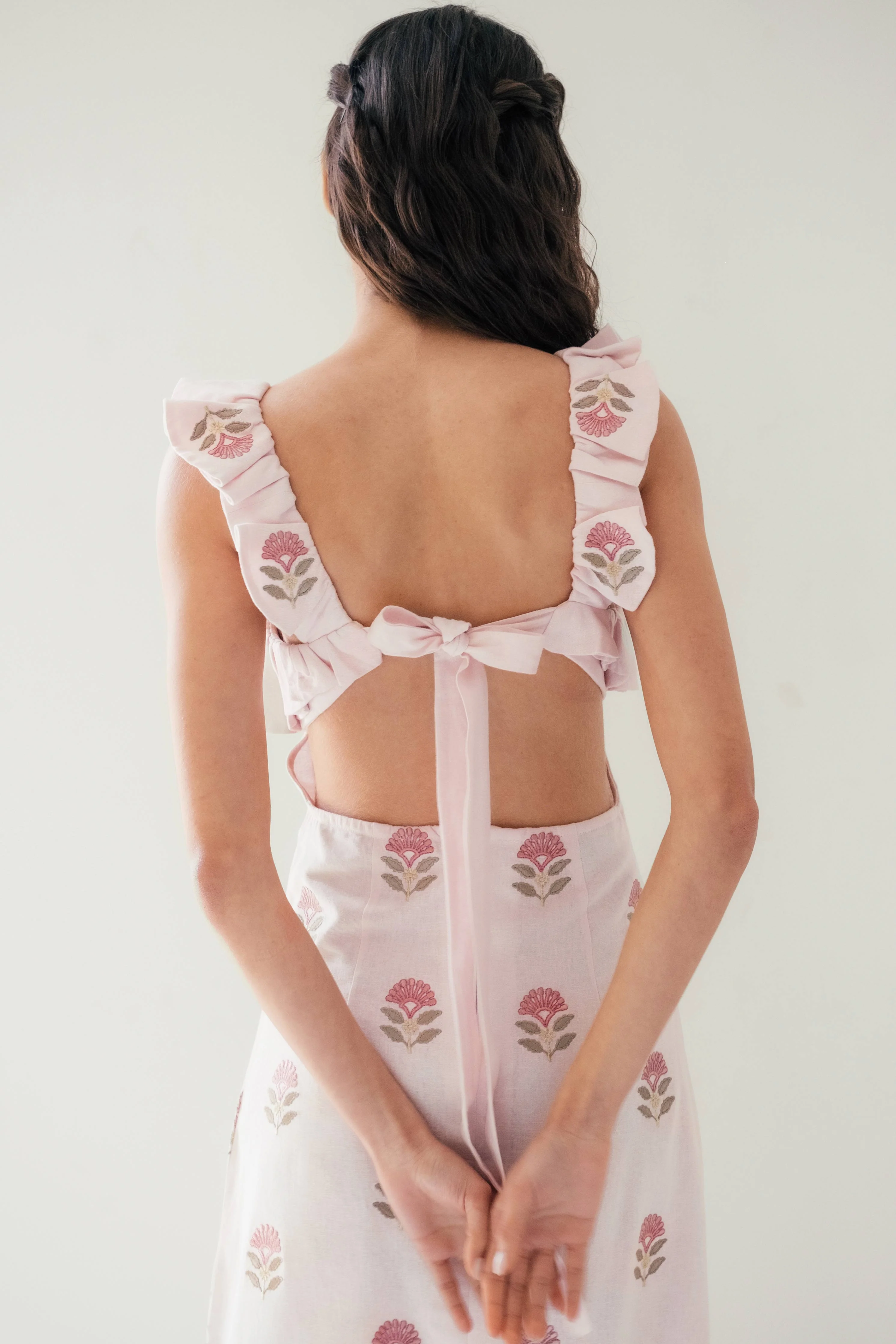 Malika Dress - Pink & Pink - Image 10