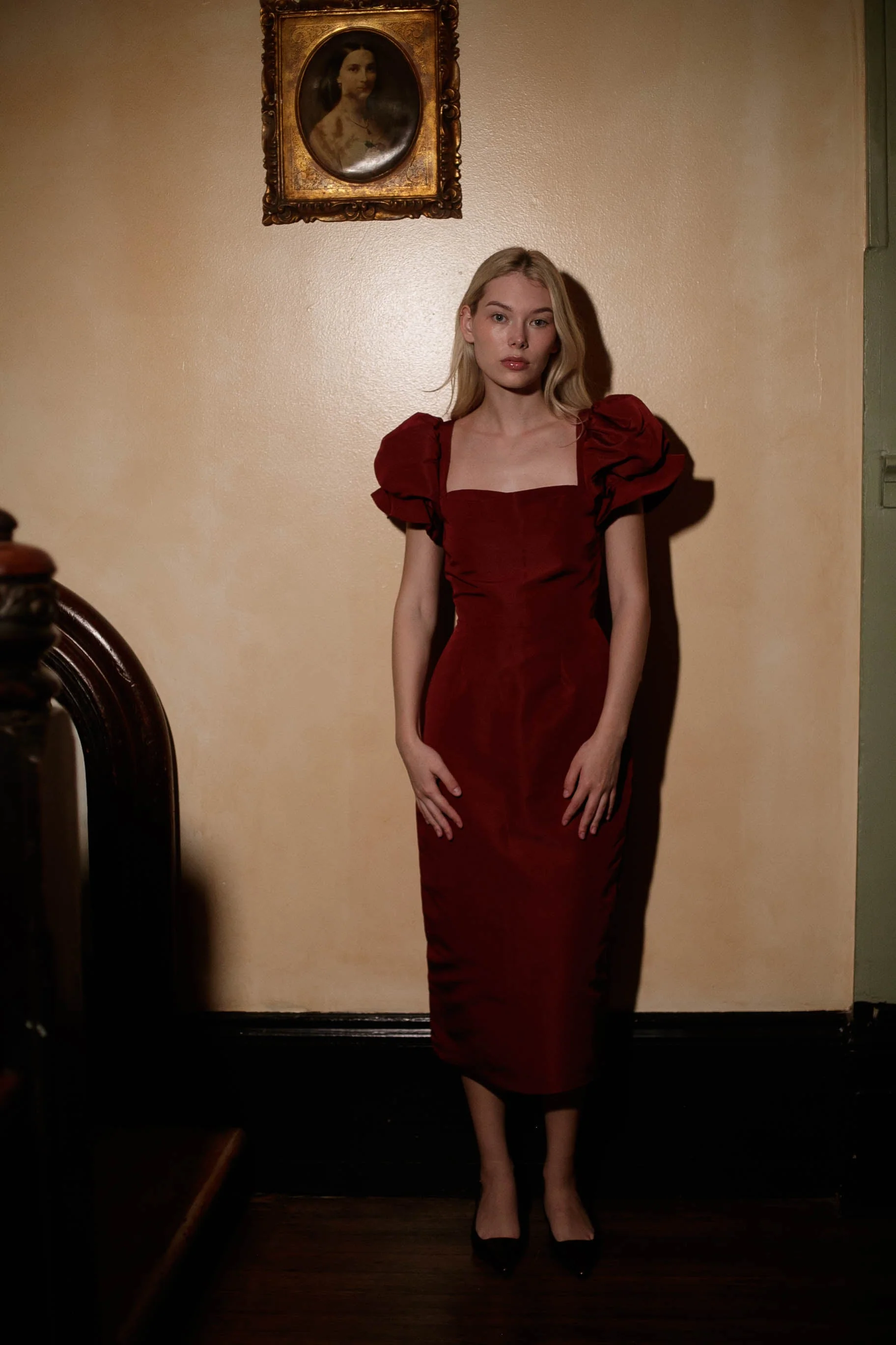 Rose Dress Merlot - Image 4