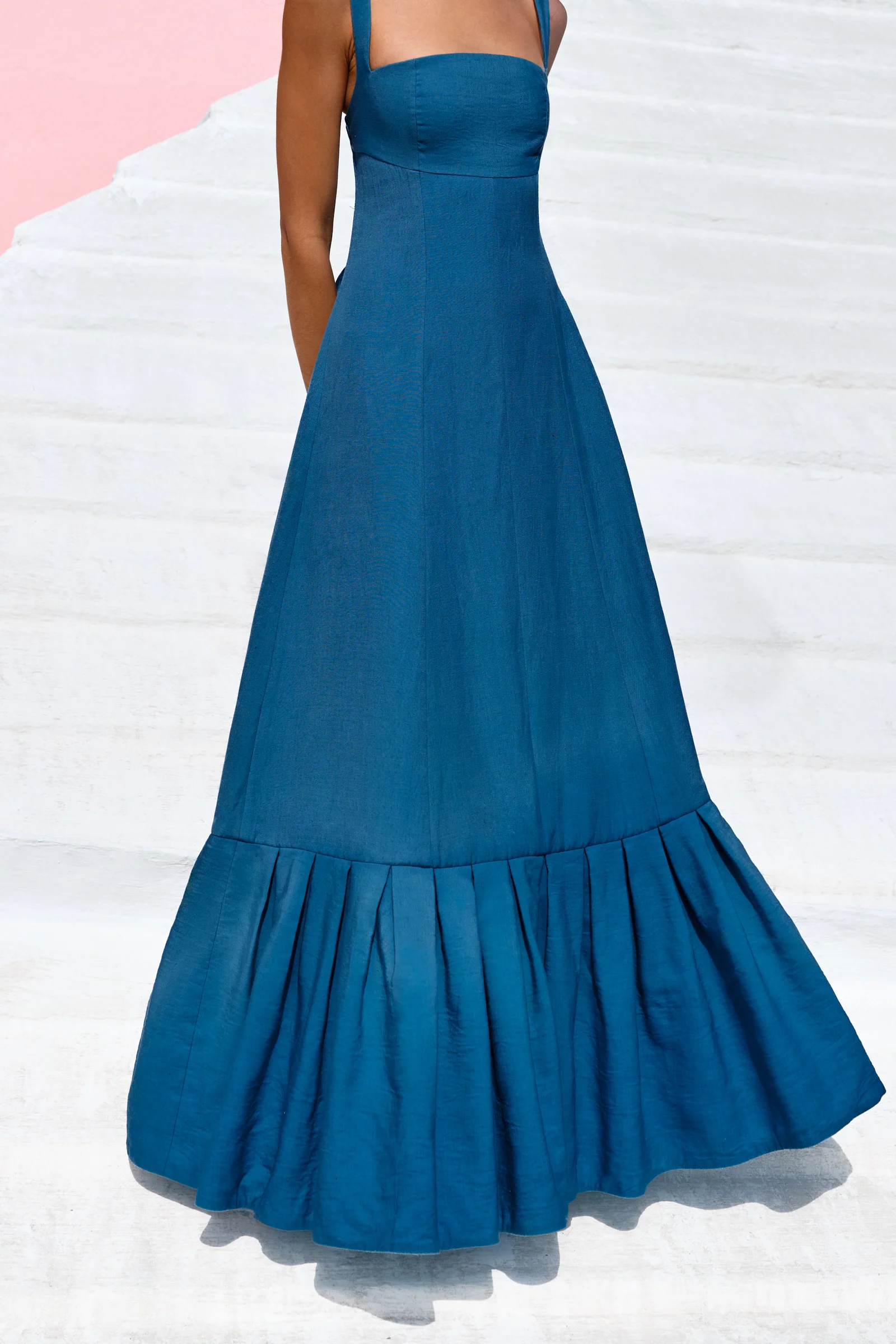 MARGARET OCEAN TIE BACK GOWN - Image 3