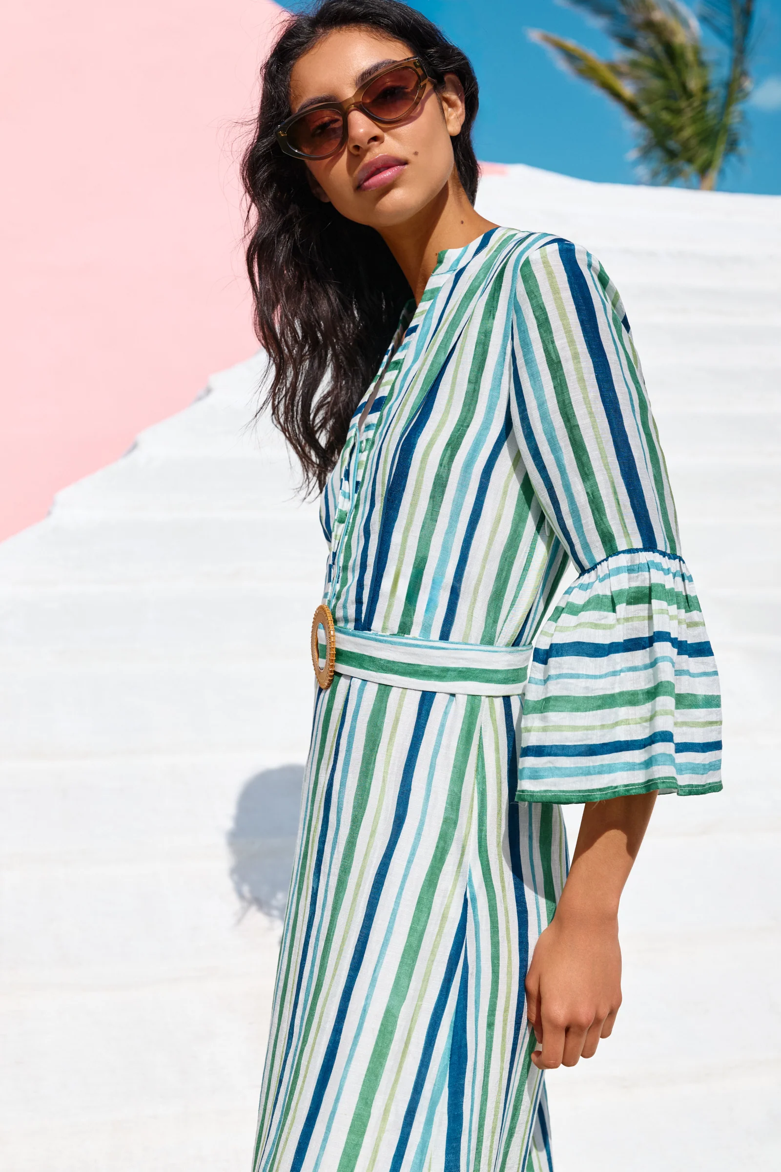 FRANCIE BELL SLEEVE SHEATH DRESS - Image 3